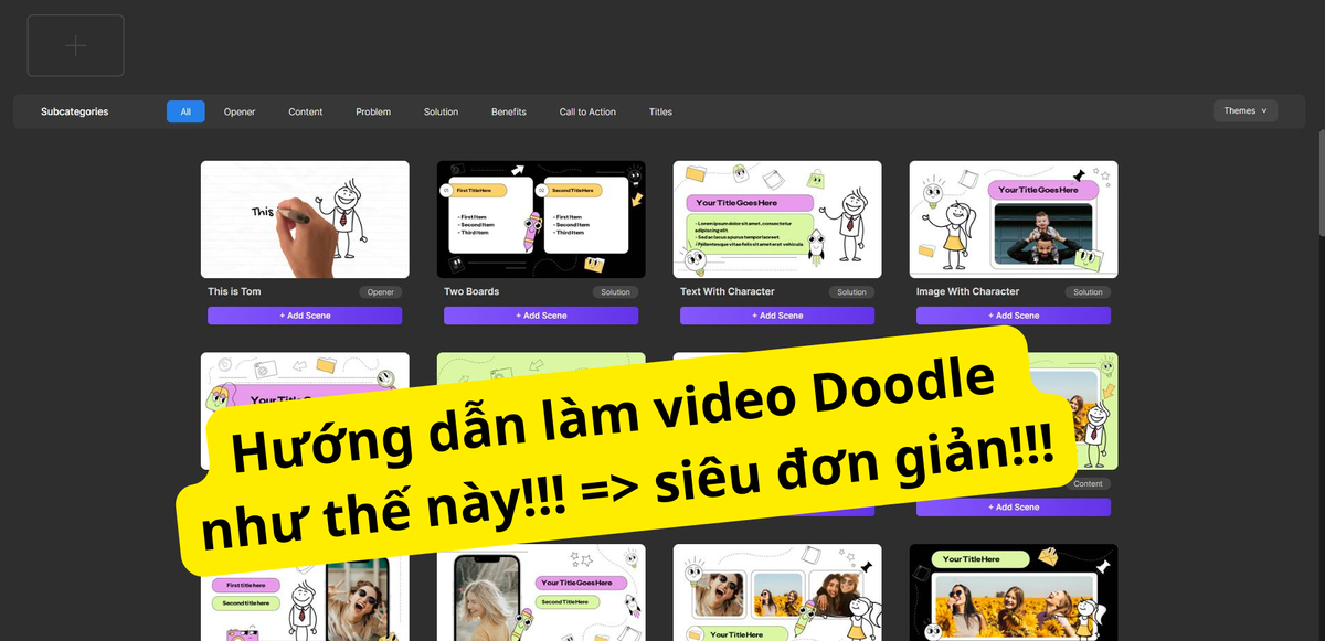 Hướng dẫn làm vieo Doodle siêu đơn giản mà lại tiết kiệm