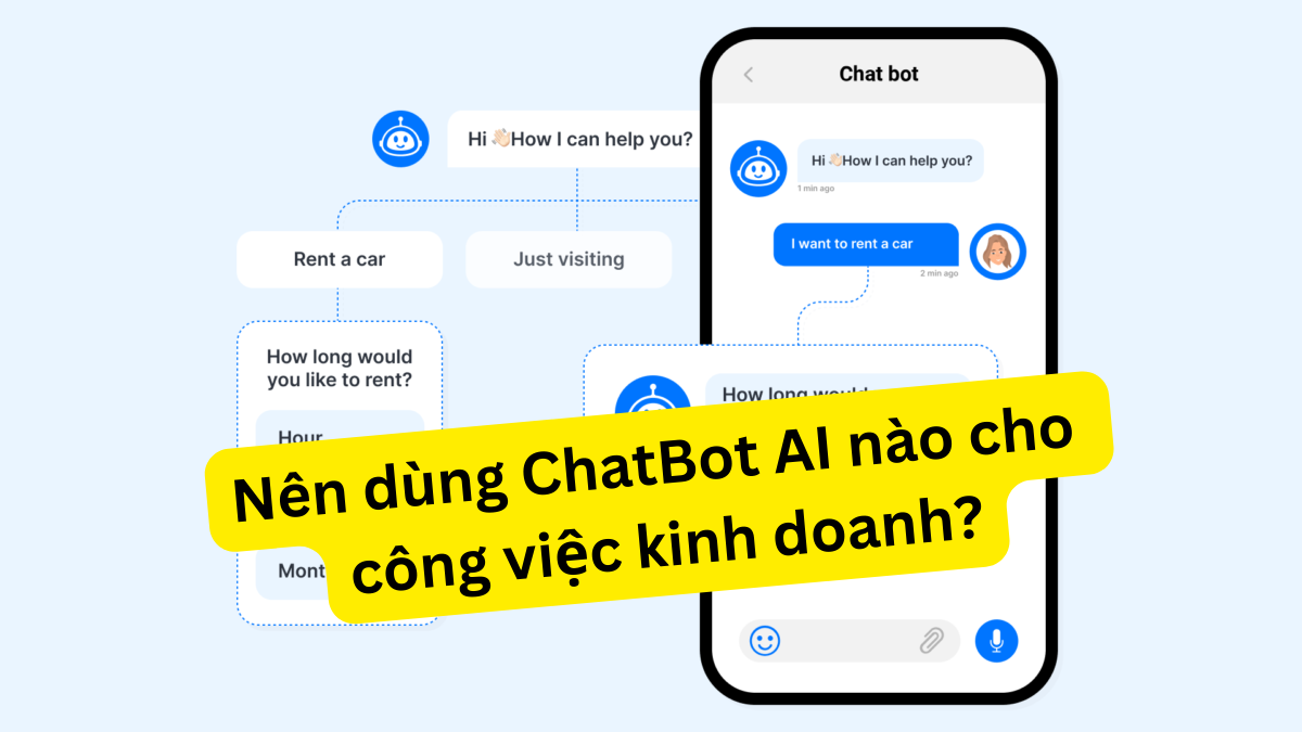 Nên dùng ChatBot AI nào cho công việc kinh doanh